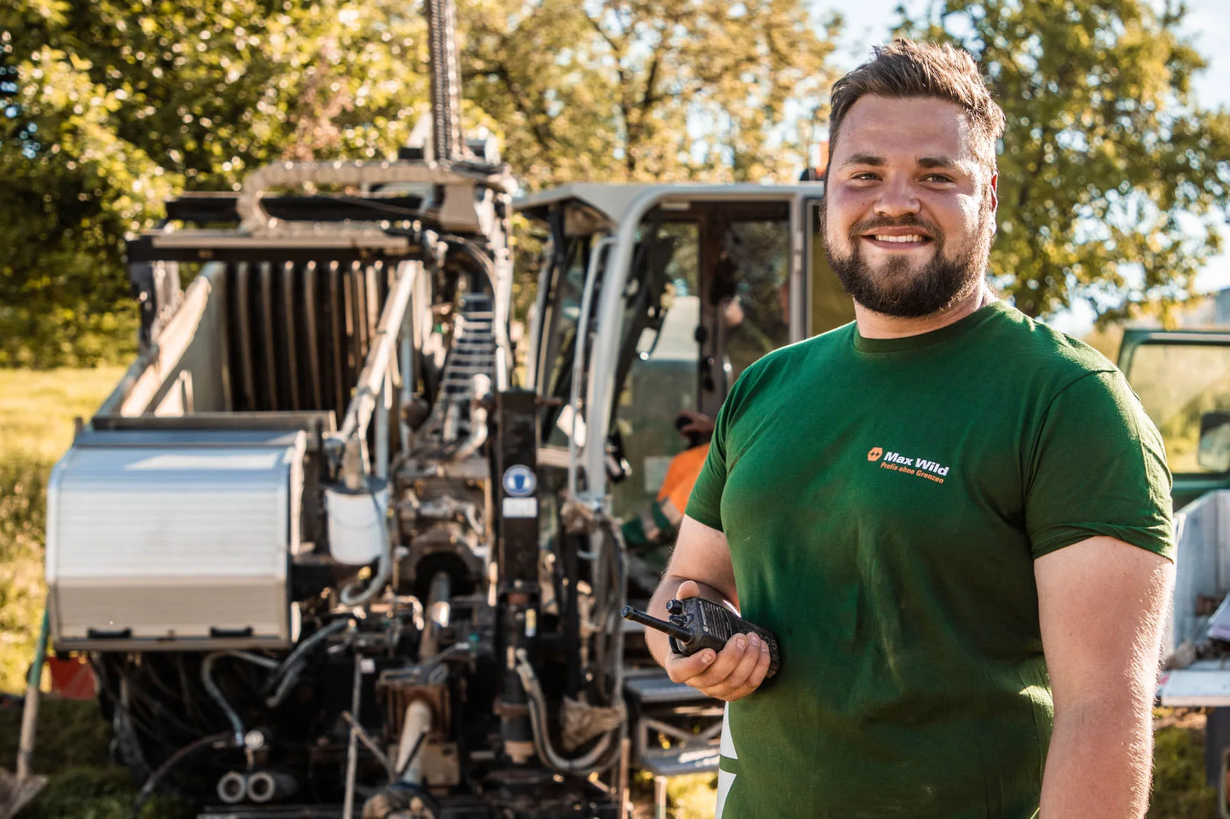 Horizontalbohrtechnik bei Max Wild